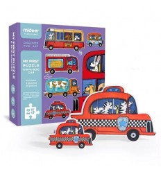 Puzzle Aprendizagem Veículos +2 anos