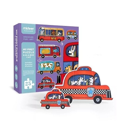 Puzzle Aprendizagem Veículos +2 anos