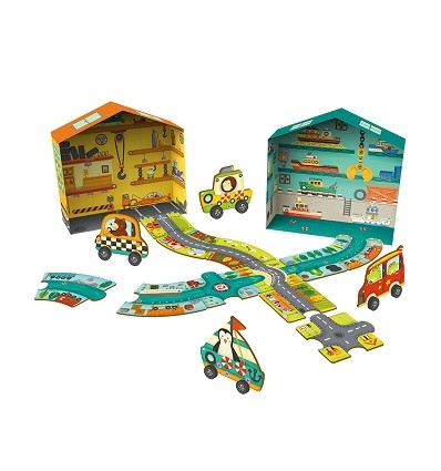 Conjunto de Pista de Puzzle +3 anos