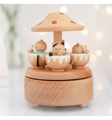 Carrossel Azul e Vermelho