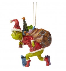 Grinch a subir chaminé Ornamento