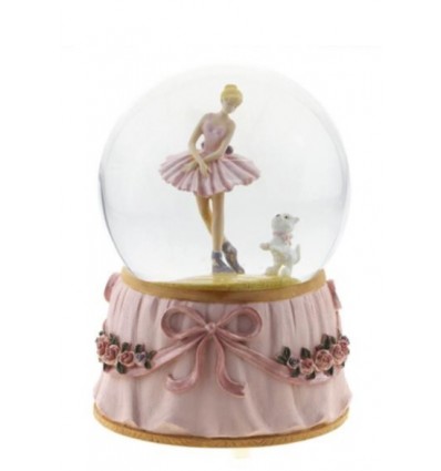 Globo de Neve Bailarina e Cão