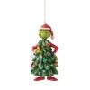 Grinch a subir chaminé Ornamento