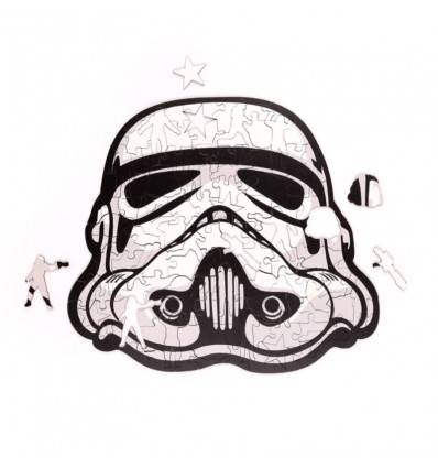 Puzzle Stormtrooper Madeira 130 peças - Star Wars