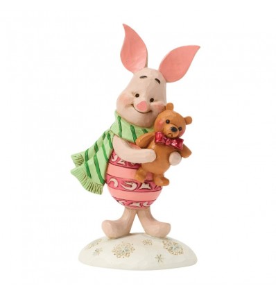 © Piglet com Ursinho e Cachecol - Disney