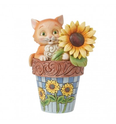 © Patas e Pétalas (Gatinho no Vaso) - Jim Shore