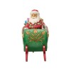 Santa on Step Decorating Tree Figurine