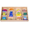 Conjunto Puzzles Magnéticos: Vestir Crianças