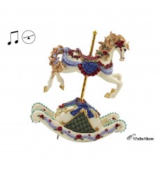 Cavalo Baloico Musical Preto
