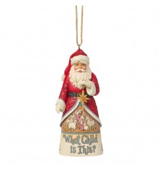 © Pai Natal com Canção da Heartwood Creek Ornamento - Jim Shore
