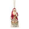 © Pai Natal com Canção da Heartwood Creek Ornamento - Jim Shore