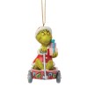 Grinch a subir chaminé Ornamento