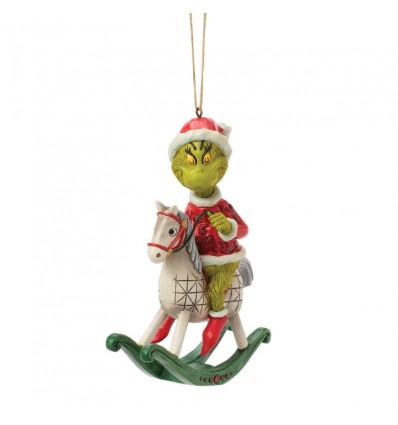Grinch no Grinch no Cavalo de Baloiço Ornamento