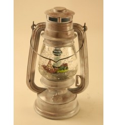 White glitter lantern