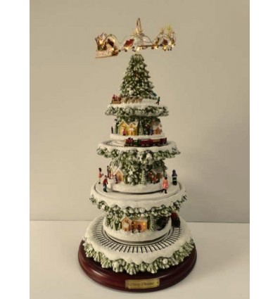 Snow globe with Santa and gifts