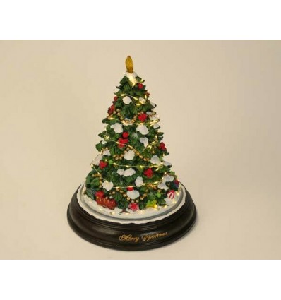 Snow globe with Santa and gifts
