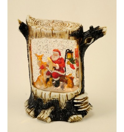 Book with a crib scene and glitter