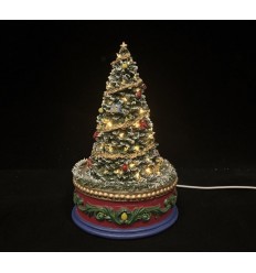 Snow globe with Santa and gifts