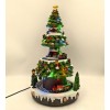 Snow globe with Santa and gifts