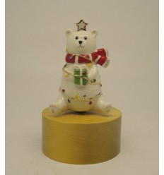 Urso de Porcelana - Caixa de Musica
