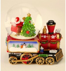 Pai Natal em Comboio - Bola de Neve - Caixa de Música