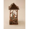 Book with a crib scene and glitter