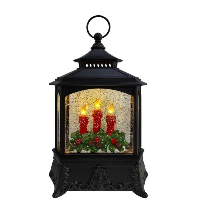Lanterna com 3 Velas de Natal