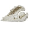 Angel in wings with gift bag