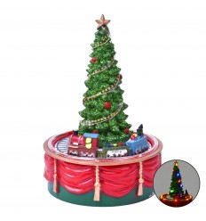 Arvore de Natal com Pai Natal