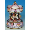 Carousel with Angels in Polystone