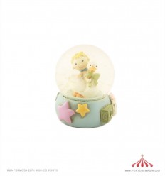 Globo de neve patinho menino