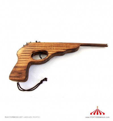 Pistola de madeira A+