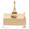 Torre Eiffel - Caixa de música em madeira